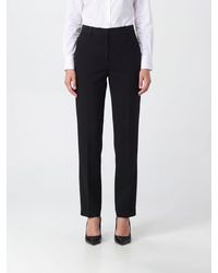 Lanvin - Mid-Rise Slim Fit Skinny Pure Wool Trousers With Belt Loops - Lyst