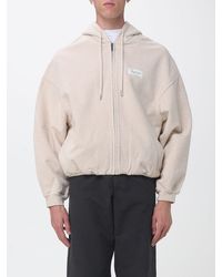 Jacquemus - Cotton Jersey Zip-Up Hoodie With Logo Patch - Lyst