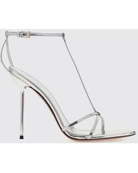 Paris Texas - Lidia Laminated Leather High Stiletto Heel Sandals - Lyst