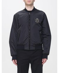 Dolce & Gabbana - Dolce &Amp Gabbana Nylon Bomber Jacket With Dg Emblem - Lyst