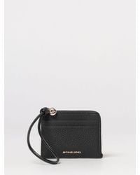 Michael Kors - Grained Leather Credit Card Holder - Lyst