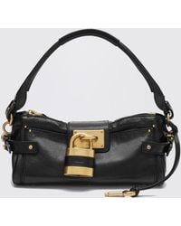 Chloé - Chlo&Eacute Paddington Smooth Leather Shoulder Bag With Padlock And Key - Lyst