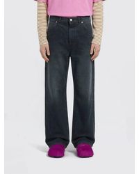 Marni - Wide-Leg Cotton Denim Jeans - Lyst
