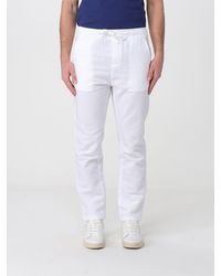 Colmar - Linen And Cotton Drawstring Trousers - Lyst
