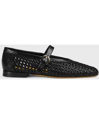 Doucal's - Woven Nappa Leather Ballerinas - Lyst