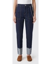 Sportmax - Donorata Cotton Denim Jeans - Lyst