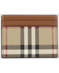Burberry - Check Credit Card Holder - Lyst