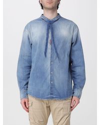 DSquared² - Stretch Cotton Casual Shirt - Lyst