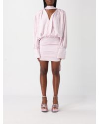 ROTATE BIRGER CHRISTENSEN - Mini Crêpe Dress - Lyst
