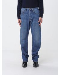 Valentino - Cotton Straight Jeans - Lyst