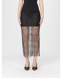Frankie Shop - Lace Midi Skirt - Lyst