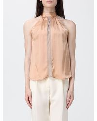 SIMONA CORSELLINI - Satin And Rhinestone Top - Lyst