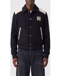 Amiri - Varsity Monogram Wool Blend Bomber Jacket - Lyst
