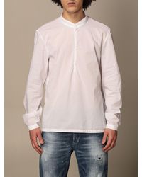 Dondup - Shirt With Mandarin Collar - Lyst