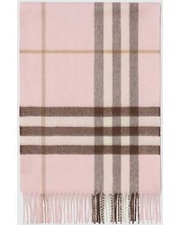 Burberry - Cashmere Vintage Check Print Scarf - Lyst