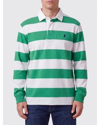 Polo Ralph Lauren - Striped Cotton Polo Shirt - Lyst