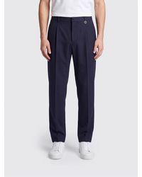 CASABLANCA - Slim-Fit Wool Tailored Trousers With America Pockets - Lyst