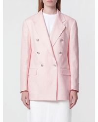 Tagliatore - Double-Breasted Blazer With Peak Lapels And Flap Pockets - Lyst