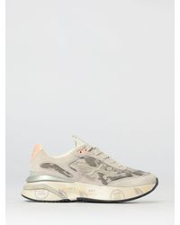 Premiata - Moerund Laminated Leather And Mesh Sneakers - Lyst