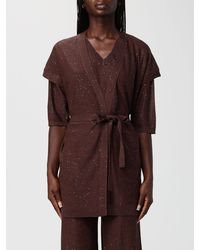 Kangra - Viscose Blend Cardigan With Sequins - Lyst