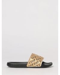 EA7 - Rubber Sliders With Printed Logo - Lyst