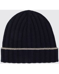 Brunello Cucinelli - Rib-Knit Pure Cashmere Beanie - Lyst