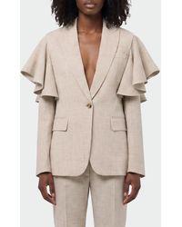 Moschino - Single-Breasted Viscose Blazer - Lyst
