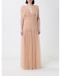 Elisabetta Franchi - Long Tulle Dress - Lyst