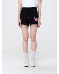 DISCLAIMER - Cotton Jogger Shorts With Contrast Logo - Lyst