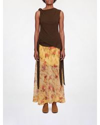 Ganni - Asymmetrical Top - Lyst