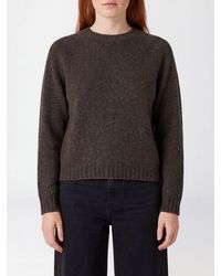 Roberto Collina - Merino Wool And Baby Camel Crew Neck Jumper - Lyst