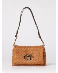 Liu Jo - Woven Faux Leather Lapuffy Bag - Lyst