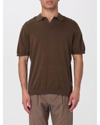 People Of Shibuya - Wool Knit Polo Shirt - Lyst