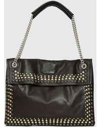 Orciani - Venus Studded And Embroidered Calfskin Shoulder Bag - Lyst
