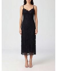 Dolce & Gabbana - Dolce &Amp Gabbana V-Neck Lace Midi Slip Dress - Lyst