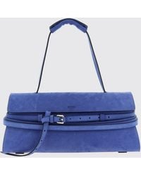 Moschino - Tie Me Suede Bag - Lyst
