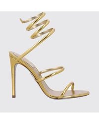 Rene Caovilla - Cleo Laminated Leather Sandals - Lyst