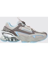 Philipp Plein - Runner Ps Thunder Mix Low-Top Mesh Sneakers With Notched Sole - Lyst