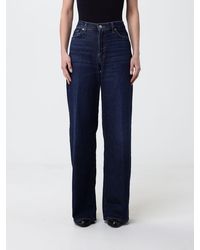 7 For All Mankind - Stretch Denim Palazzo Jeans - Lyst