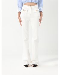 Elisabetta Franchi - Vaquero Mujer - Lyst