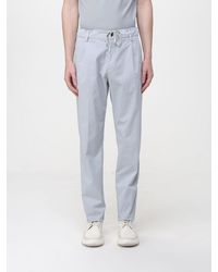 Eleventy - Slim Fit Cotton Blend Trousers - Lyst