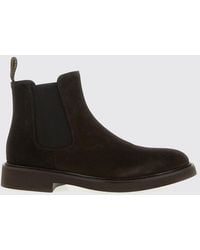 Doucal's - Suede Chelsea Boots With Rear Pull Tab - Lyst