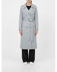 Moorer - Double-Breasted Cotton Trench Coat - Lyst