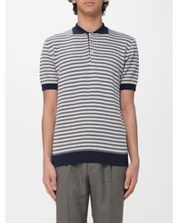 Manuel Ritz - Knitted Polo Shirt - Lyst
