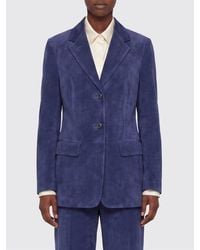 Jil Sander - Single-Breasted Cropped Velvet Blazer - Lyst