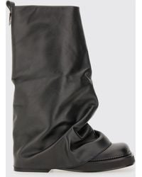 The Attico - Leather Ankle Boots 'Robin' - Lyst