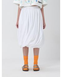 Marni - Midirock Mit Ballonsaum - Lyst
