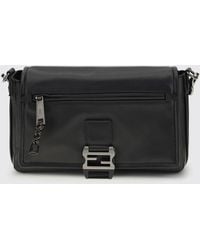 Fendi - Flux Messenger Calfskin Leather Bag - Lyst