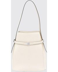 TOTEME - Grained Leather Bucket Bag - Lyst