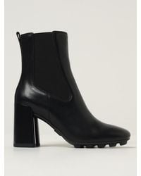Hogan - Flat Ankle Boots - Lyst